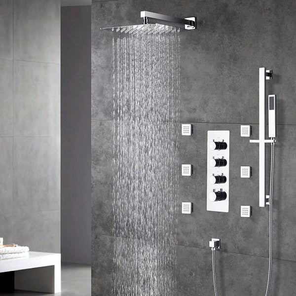 12" Cascada Lucerne Rainfall Shower system - Image 2