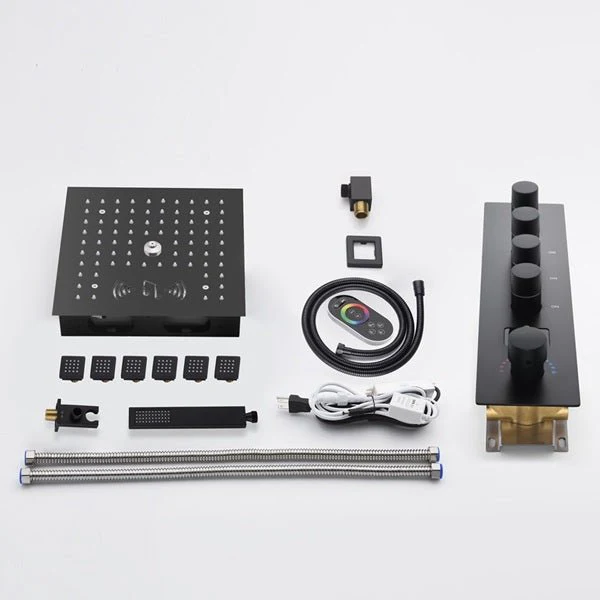 12" Siena Digital LED Bluetooth Shower System By Cascada Showers - Image 5