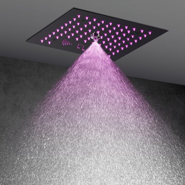 12" Turin Digital LED Bluetooth Shower System By Cascada Showers - Image 3