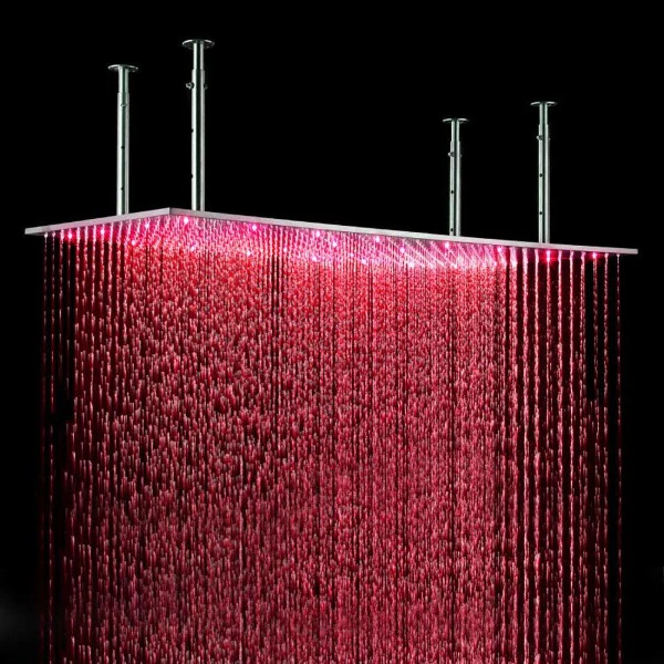 12"x24" Rainfall LED Shower Set Double-Function Valve - Image 2