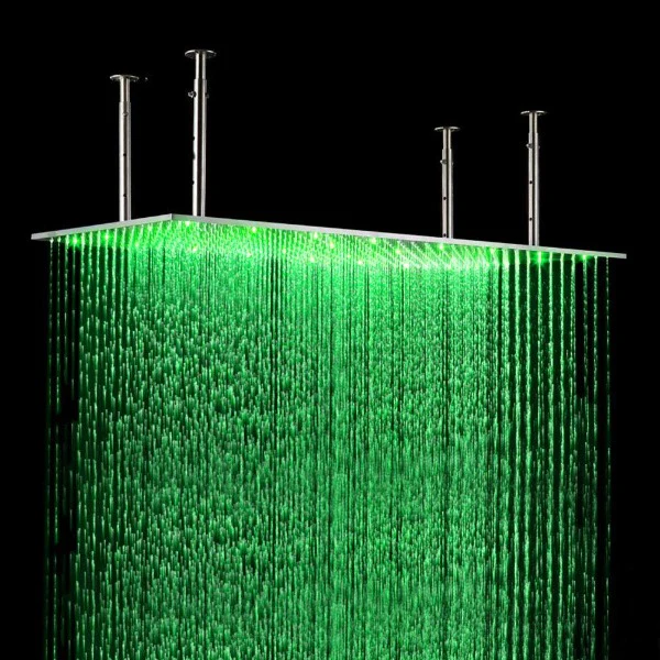 12"x24" Rainfall LED Shower Set Double-Function Valve - Image 3