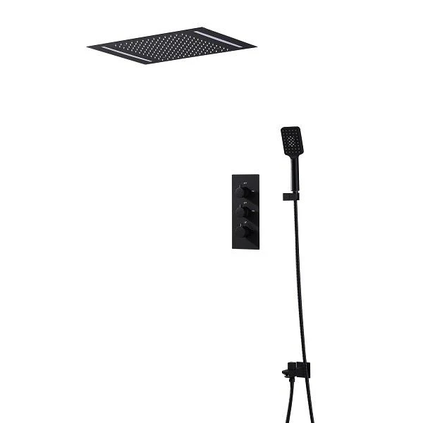 14"x20" LED Shower System with 2-Way thermostatic valve - Image 12