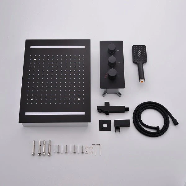 14"x20" LED Shower System with 2-Way thermostatic valve - Image 15
