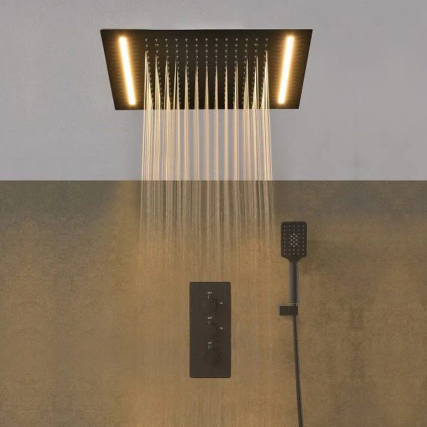 14"x20" LED Shower System with 2-Way thermostatic valve - Image 17