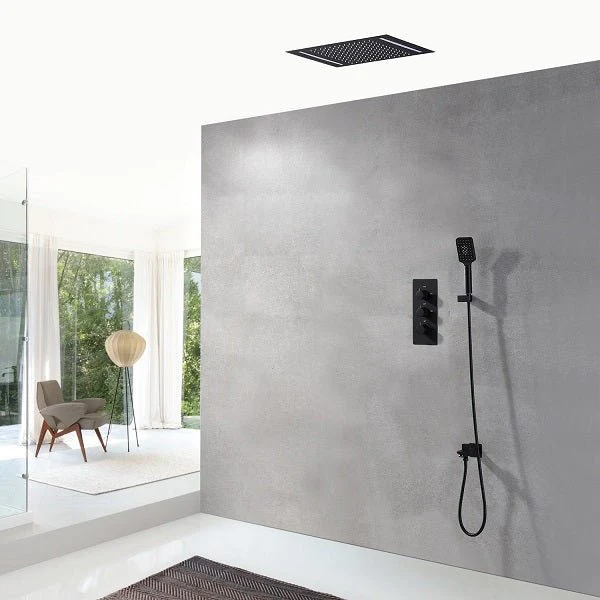 14"x20" LED Shower System with 2-Way thermostatic valve - Image 18