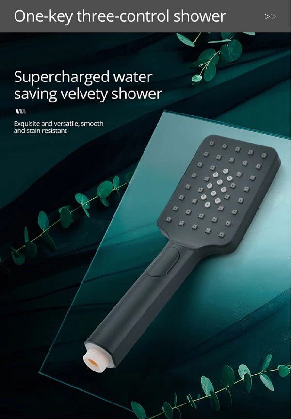 14"x20" LED Shower System with 2-Way thermostatic valve - Image 4