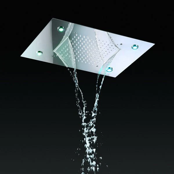 14"x20" LED Shower System With 3-Way Thermostatic Valve (4 knobs) - Image 15