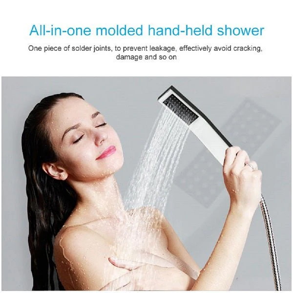 14"x20" LED Shower System With 3-Way Thermostatic Valve (4 knobs) - Image 3