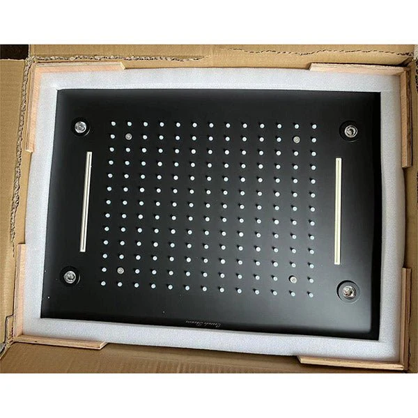 14"x20" recessed rainfall /waterfall LED shower head - Image 17