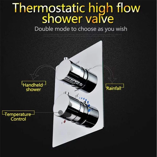 14"x20" Recessed LED Shower Set with Remote - Image 3