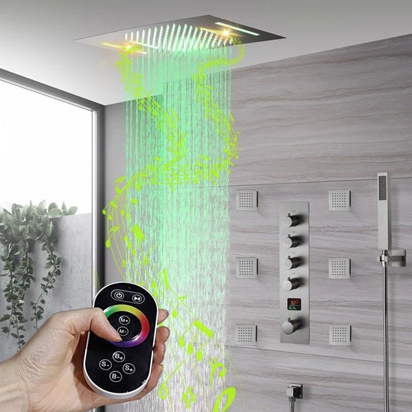 15"x23" Trento Digital LED Shower System By Cascada Showers - Image 7