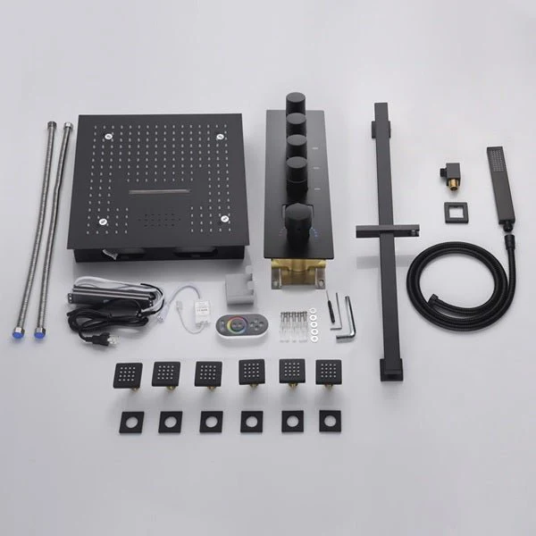 16" Turin Digital Rainfall LED music Shower System by Cascada Showers - Image 4