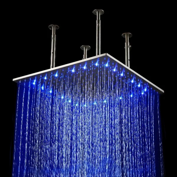 Cascada Luxury 20" LED Rainfall Shower System: Thermostatic Control - Image 2