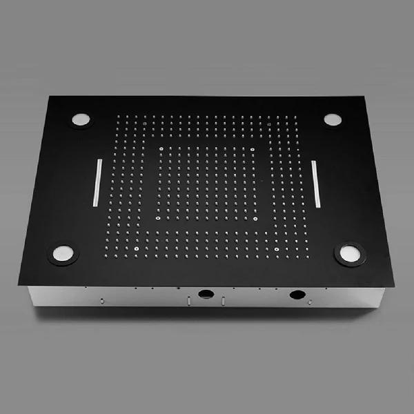 23”x31” Recessed Music Waterfall Rain LED Shower Head with Built-in Bluetooth Speaker - Image 7