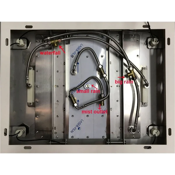 23"x31" Luxurious Classic Design recessed LED shower system built in Bluetooth speaker - Image 16