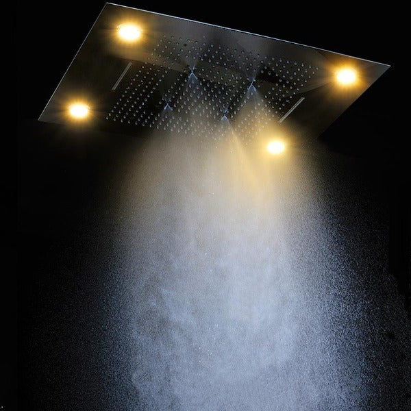23"x31" Luxurious Classic Design recessed LED shower system built in Bluetooth speaker - Image 22