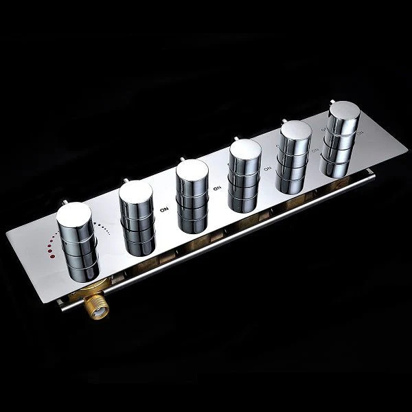 23"x31" Luxurious Classic Design Recessed LED Waterfall & Rain Shower System – 6 mode - Image 14