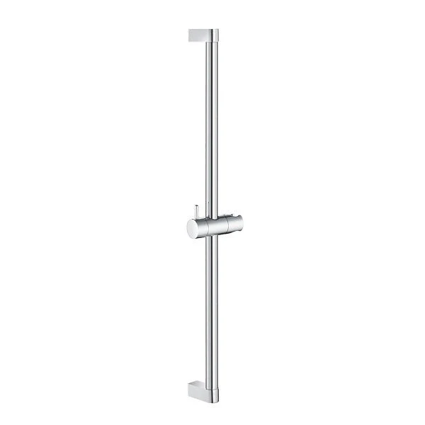 25" Shower Sliding Bar with Adjustable Hand Shower Holder - Round Shape