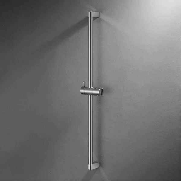 25" Shower Sliding Bar with Adjustable Hand Shower Holder - Round Shape - Image 2