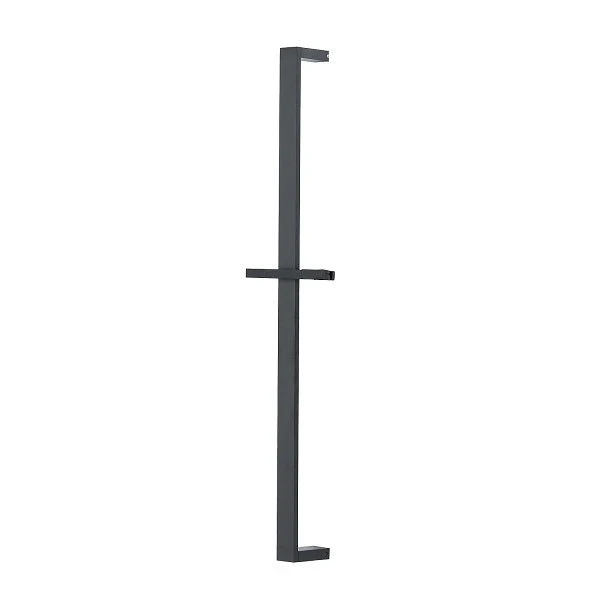27 1/2" Shower Sliding Bar with Adjustable Hand Shower Holder - Square Shape