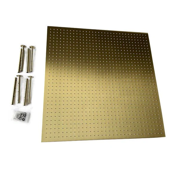 31" Square Ceiling Mount Rainfall LED Shower Head, include Shower Arm - Image 3