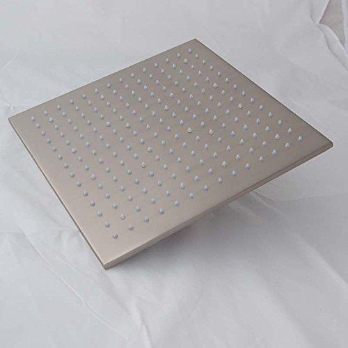 31" Square Ceiling Mount Rainfall LED Shower Head, include Shower Arm - Image 6