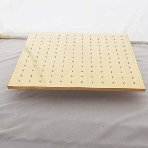 31" Square Ceiling Mount Rainfall LED Shower Head, include Shower Arm - Image 7