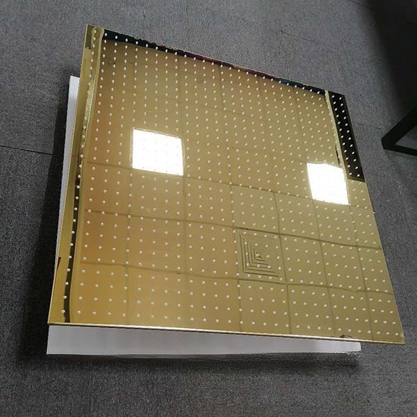 40" Square Ceiling Mount Rainfall LED Shower Head, include Shower Arm - Image 7