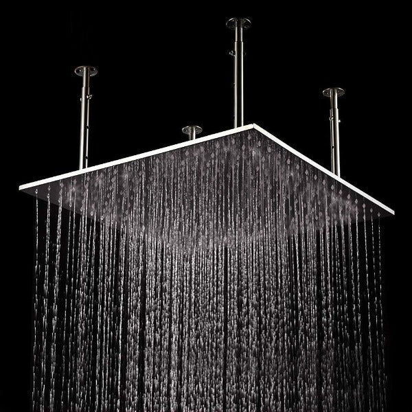 40" Square Ceiling Mount Rainfall Shower Head, include Shower Arm - Image 2