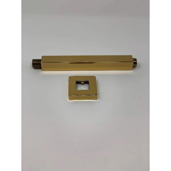 8-Inch Square Ceiling Mounted Shower Arm for Rain Shower Heads - Image 3