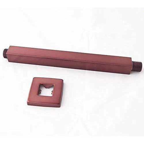 8-Inch Square Ceiling Mounted Shower Arm for Rain Shower Heads - Image 4