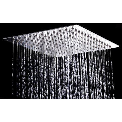 8" Square Rainfall LED Shower Head, include Shower Arm - Image 12