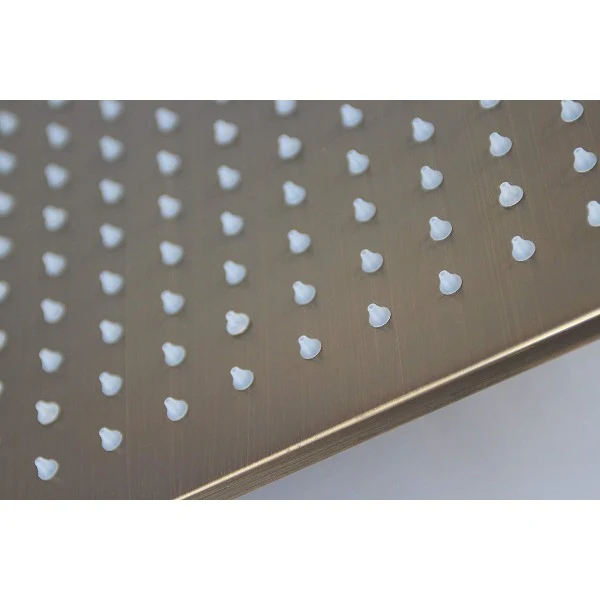Cascada 8"x16" Stainless Steel Rainfall LED Shower Head - Image 11