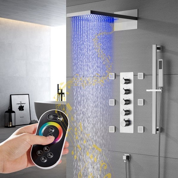 9"x22” Capri Music LED shower system - Image 11