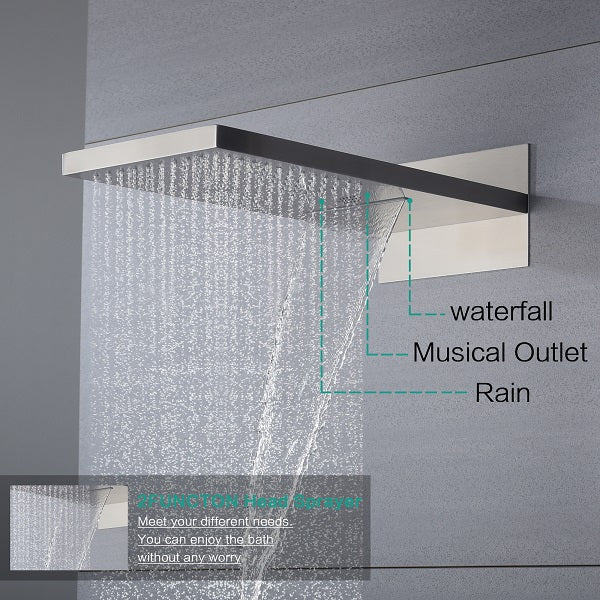 9"x22” Capri Music LED shower system - Image 13