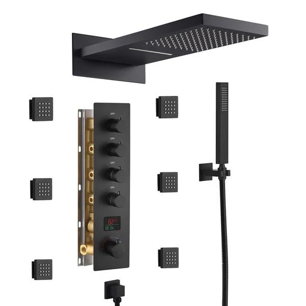 9"x22" Bologna LED Music Shower System By Cascada Showers - Image 12