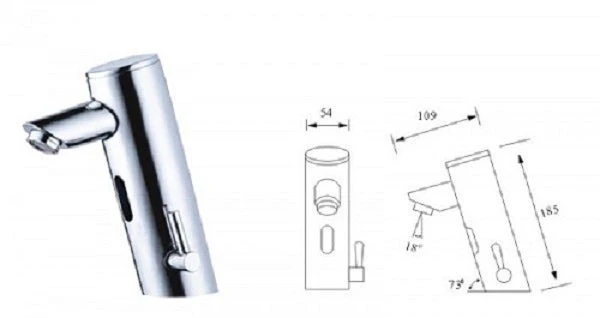 AutoFlow Pro: Advanced Commercial Sensor Faucet with Integrated Temperature Control - Image 10