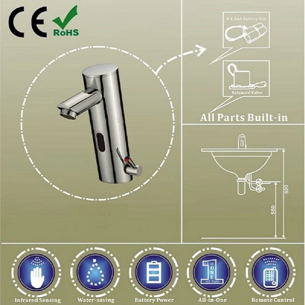 AutoFlow Pro: Advanced Commercial Sensor Faucet with Integrated Temperature Control - Image 6