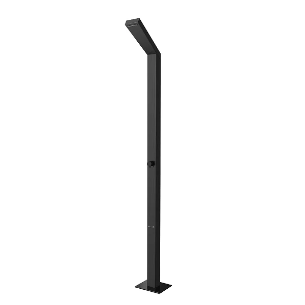 Capri Matt Black Outdoor Shower Panel by Cascada Showers: Transform Your Backyard into a Spa Oasis - Image 4