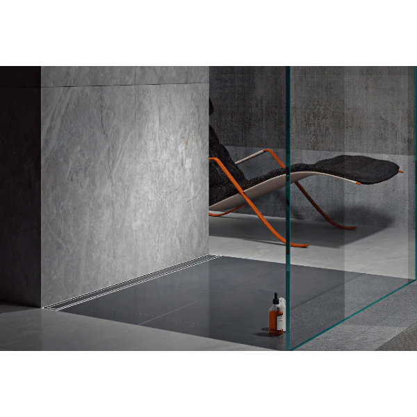 12", Linear Drain System for Floor, Stainless Steel 304,  1073 - Image 3