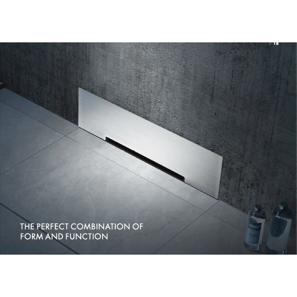 12", Linear Drain System for Floor, Stainless Steel 304,  1073 - Image 4