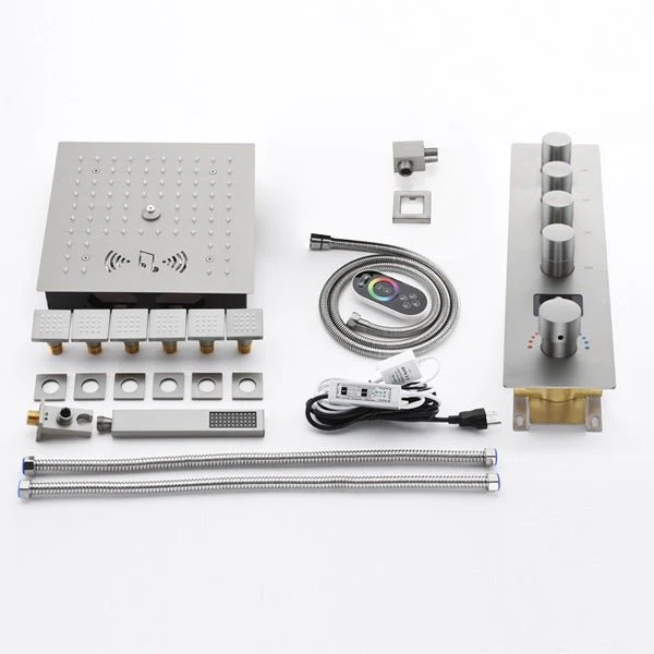 Cascada 12" Siena Digital LED Bluetooth Shower System - Image 5