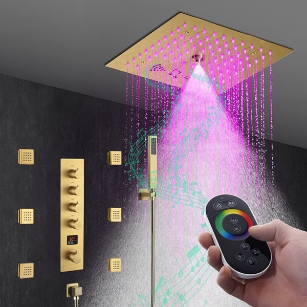 Cascada 12" Siena Digital Music LED Shower System - Image 2