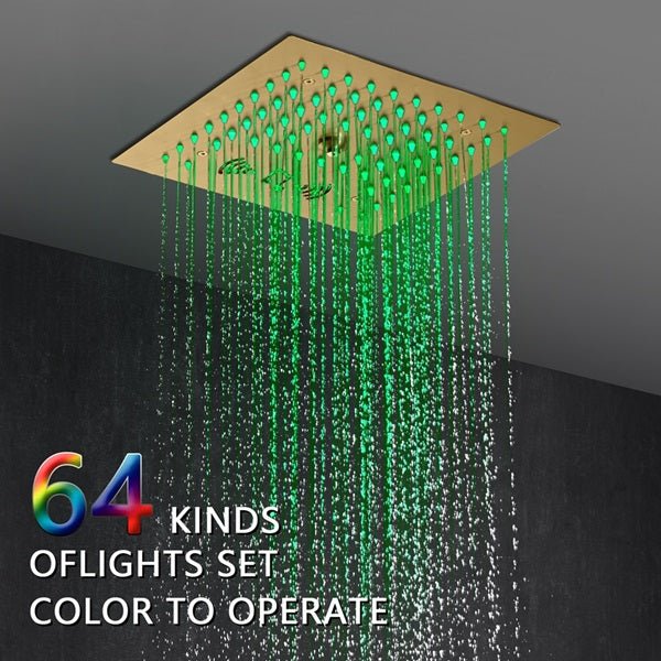 Cascada 12" Turin Digital LED Bluetooth Shower System - Image 3
