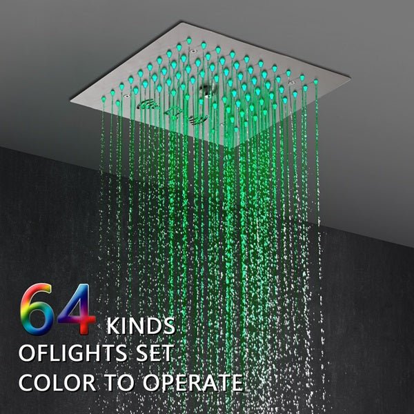 Cascada 12" Turin Digital LED Music Shower System - Image 3