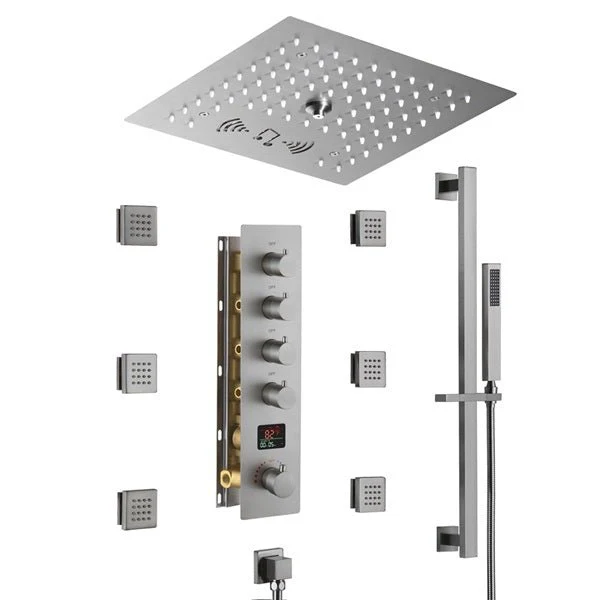 Cascada 12" Turin Digital LED Music Shower System - Image 8