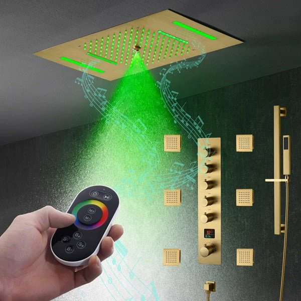 Cascada 15" x 23" Milan Bluetooth LED Shower System - Image 3