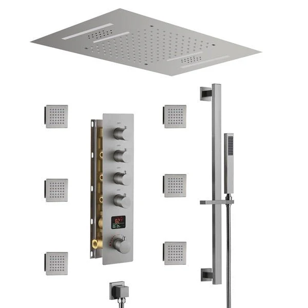 Cascada 15"x23" Catania Bluetooth LED Shower System - Image 9