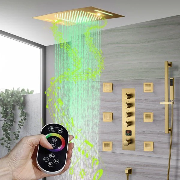 Cascada 15"x23" Catania Digital LED Music Shower System - Image 9