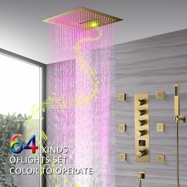 Cascada 16" Siena Digital Music LED Shower System - Image 6